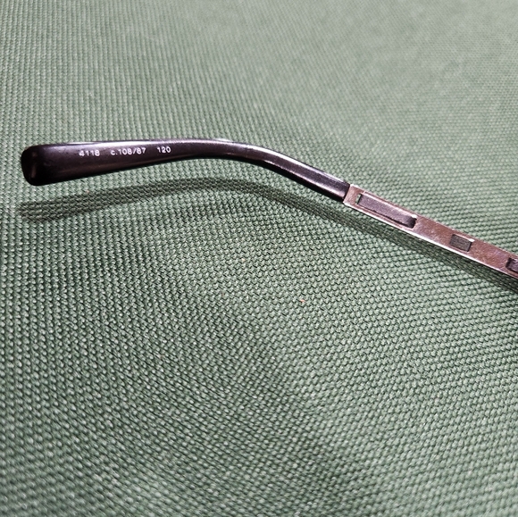 Y2k Chanel Rimless Shield Sunglasses Vintage RARE 4118 108/87 120 - Picture 4 of 7